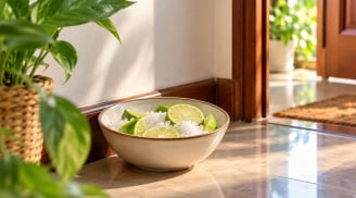 Vì sao nên để bát muối chanh ở góc nhà?