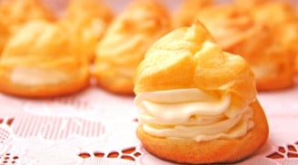 Cách làm bánh su kem ngon cho cả nhà ăn Tết