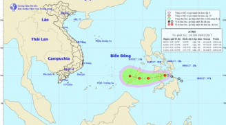 Tin mới nhất về diễn biến áp thấp nhiệt đới gần Biển Đông