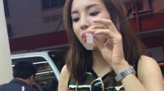 'Lộ' người tung ảnh Hoa hậu Kỳ Duyên hút thuốc, thổi bóng cười