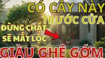 Có 3 cây trấn giữ trong nhà, muốn nghèo cũng khó, con cháu “thơm lây”