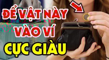 Ví tiền cứ thêm 1 thứ, Tiền chỉ “nở” ra, Lộc vào không cạn