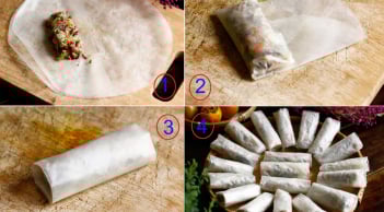 Mẹo gói nem để 3 ngày Tết vẫn tươi mới, rán lên vỏ vàng giòn