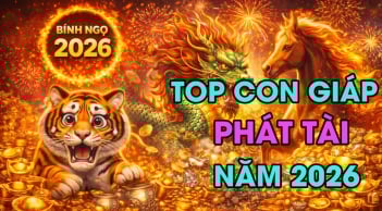 3 con giáp Ăn Lộc Thánh Cho, 1 tuổi nợ bù đầu năm 2026