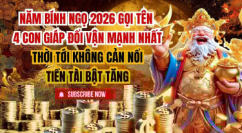 Tiền -Tài Bật tăng: 3 con giáp giàu nhanh nhất năm Bính Ngọ