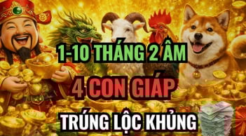 3 con giáp thư thả ăn chơi Thánh vẫn ban Lộc, 1 con giáp lao đao trả nghiệp đời