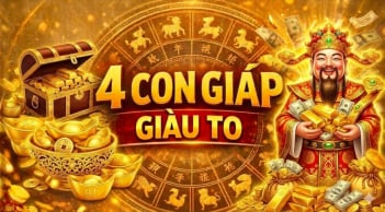 Ăn Lộc Thánh Cho, 4 con giáp No Ấm, rủng rỉnh ăn tiêu tháng 5/2026