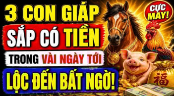 Thần Tài báo mộng vàng son, 3 con giáp thuận lợi lên cao như diều gặp gió