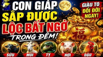 8-15/5, 3 con giáp được Thần Tài 'vẫy tay', Tiền rải khắp sân