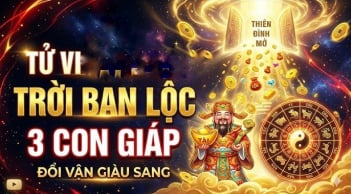 Thứ 6, Thứ 7 vía lành đang vượng, 3 con giáp thuận đường kiếm to
