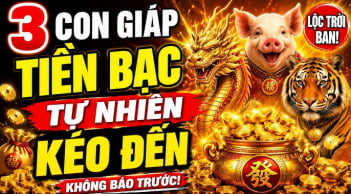 Gà gáy thay canh 60 ngày tới, 3 con giáp tự nhiên Tiền kéo về