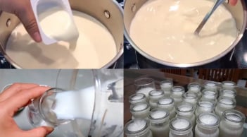 Cách làm sữa chua sánh mịn, không bị vữa nước