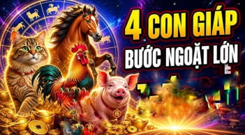 4 con giáp Lột Xác hoá Rồng, ngồi không Lộc cũng đến sau 10/6