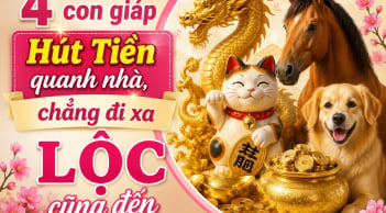4 con giáp Hút Tiền quanh nhà, chẳng đi xa Lộc cũng đến