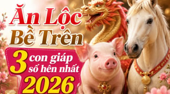 Ăn Lộc Bề Trên, 3 con giáp số hên nhất 2026