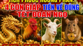 Tích Phước Hưởng Phần: 4 con giáp Tiền về đúng tết Đoan Ngọ