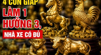 4 con giáp Làm 1 hưởng 3, nhà xe có đủ