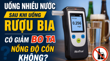 Uống nhiều nước sau khi uống rượu bia có giảm nồng độ cồn không?