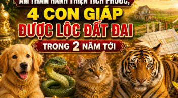 Âm thầm hành thiện tích phước, 4 con giáp được lộc đất đai trong 2 năm tới