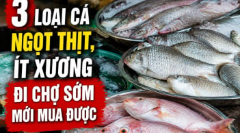3 loại cá ngọt thịt, ít xương đi chợ sớm mới mua được