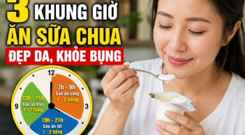 3 khung giờ ăn sữa chua đẹp da, khỏe bụng