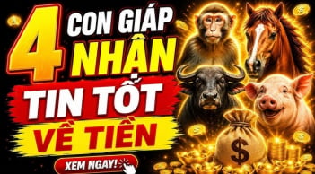 4 con giáp Lộc Lá đầu tuần, nhận thưởng to
