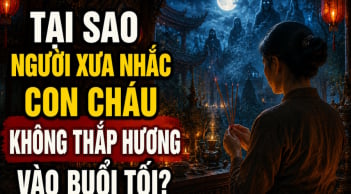 Tại sao người xưa nhắc con cháu không thắp hương vào buổi tối?