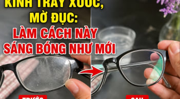 Kính trầy xước, mờ đục: Làm cách này sáng bóng như mới
