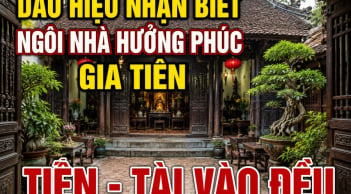 Dấu hiệu nhận biết ngôi nhà hưởng phúc Gia Tiên, Tiền - tài vào đều