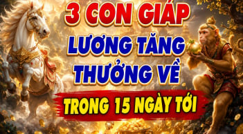 3 con giáp Lương tăng - thưởng về trong 15 ngày tới