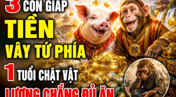 3 con giáp Tiền vây tứ phía, 1 tuổi chật vật lương chẳng đủ ăn