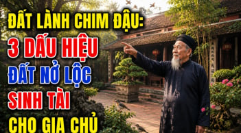 Đất lành chim đậu: 3 dấu hiệu đất Nở Lộc sinh tài cho gia chủ