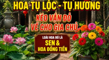 3 loại hoa tụ lộc - tụ hương, kéo vận đỏ về cho gia chủ