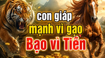 3 con giáp Mạnh vì Gạo - Bạo vì Tiền