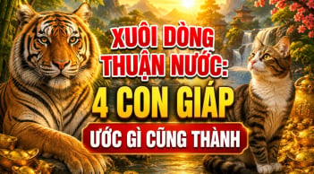 Xuôi Dòng Thuận Nước: 4 con giáp ước gì cũng thành
