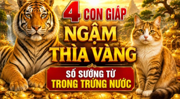 4 con giáp Ngậm Thìa Vàng, số sướng từ trong trứng nước