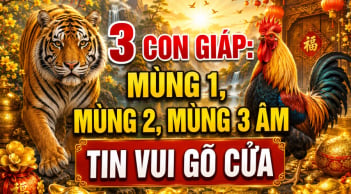 3 con giáp: Mùng 1, mùng 2, mùng 3 Âm tin vui gõ cửa