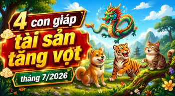 Hết tháng 7 Âm, 3 con giáp vượt nạn kiếm tiền tỷ về