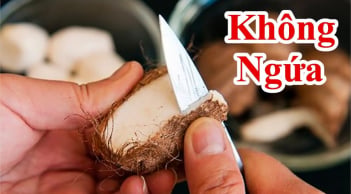 Mẹo nấu khoai sọ bở, không lo ngứa