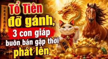 Tổ Tiên đỡ gánh, 3 con giáp buôn bán gặp thời phát lên