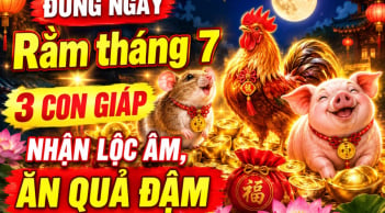 Đúng ngày Rằm tháng 7, 3 con giáp nhận Lộc Âm, ăn quả đậm