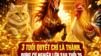 3 tuổi quyết chí là thành, dựng cơ nghiệp lớn sau tuổi 25