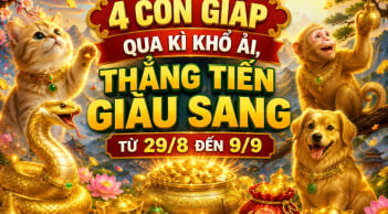 4 con giáp qua kì khổ ải, thẳng tiến giàu sang từ 29/8 đến 9/9