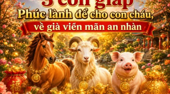 3 con giáp Phúc lành để cho con cháu, về già viên mãn an nhàn
