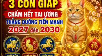 3 con giáp chấm hết tai ương thẳng đường tiến mạnh 2027 đến 2030