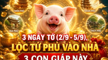 3 ngày tớ (2/9 - 5/9), Lộc tứ phủ vào nhà 3 con giáp này