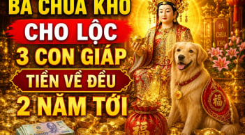 Bà Chúa Kho cho Lộc, 3 con giáp Tiền về đều 2 năm tới