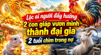 Lộc ai người đấy hưởng, 2 con giáp vươn mình thành đại gia, 2 tuổi chìm trong nợ