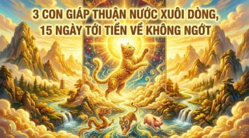 3 con giáp Thuận Nước xuôi dòng, 15 ngày tới tiền về không ngớt
