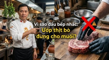 Vì sao đầu bếp nhắc: Ướp thịt bò đừng cho muối?